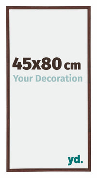 Annecy Kunststoff Bilderrahmen 45x80cm Braun Vorne Messe | Yourdecoration.de