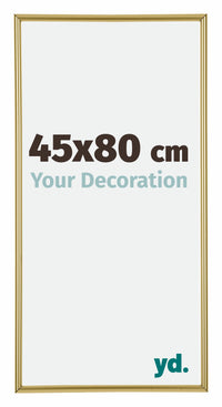 Annecy Kunststoff Bilderrahmen 45x80cm Gold Vorne Messe | Yourdecoration.de