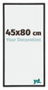 Annecy Kunststoff Bilderrahmen 45x80cm Schwarz Matt Vorne Messe | Yourdecoration.de
