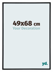 Annecy Kunststoff Bilderrahmen 49x68cm Schwarz Matt Vorne Messe | Yourdecoration.de