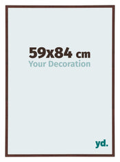 Annecy Kunststoff Bilderrahmen 59x84cm Braun Vorne Messe | Yourdecoration.de