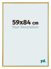 Annecy Kunststoff Bilderrahmen 59x84cm Gold Vorne Messe | Yourdecoration.de