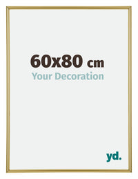 Annecy Kunststoff Bilderrahmen 60x80cm Gold Vorne Messe | Yourdecoration.de