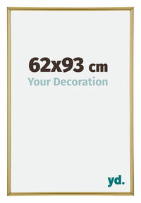 Annecy Kunststoff Bilderrahmen 62x93cm Gold Vorne Messe | Yourdecoration.de