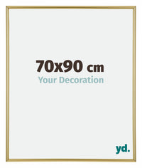 Annecy Kunststoff Bilderrahmen 70x90cm Gold Vorne Messe | Yourdecoration.de