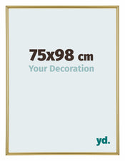 Annecy Kunststoff Bilderrahmen 75x98cm Gold Vorne Messe | Yourdecoration.de