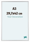 Aurora Aluminium Bilderrahmen 29-7x42cm Silber Matt Vorne Messe | Yourdecoration.de