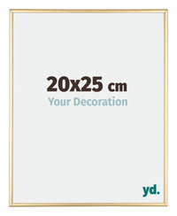 Austin Aluminium Bilderrahmen 20x25cm Gold Glanz Vorne Messe | Yourdecoration.de