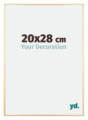 Austin Aluminium Bilderrahmen 20x28cm Gold Glanz Vorne Messe | Yourdecoration.de