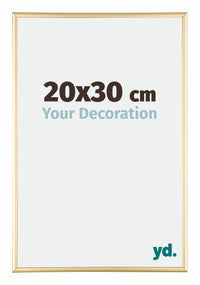 Austin Aluminium Bilderrahmen 20x30cm Gold Glanz Vorne Messe | Yourdecoration.de