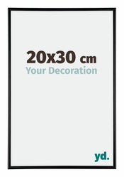 Austin Aluminium Bilderrahmen 20x30cm Schwarz Hochglanz Vorne Messe | Yourdecoration.de