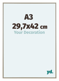 Austin Aluminium Bilderrahmen 29 7x42cm A3 Champagner Vorne Messe | Yourdecoration.de