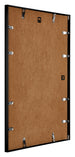 Austin Aluminium Bilderrahmen 29 7x42cm A3 Schwarz Hochglanz Ruckseite Schrag | Yourdecoration.de