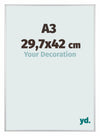 Austin Aluminium Bilderrahmen 29 7x42cm A3 Silber Matt Vorne Messe | Yourdecoration.de