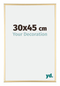Austin Aluminium Bilderrahmen 30x45cm Gold Glanz Vorne Messe | Yourdecoration.de