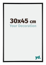 Austin Aluminium Bilderrahmen 30x45cm Schwarz Hochglanz Vorne Messe | Yourdecoration.de
