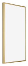 Austin Aluminium Bilderrahmen 30x50cm Gold Glanz Vorne Schrag | Yourdecoration.de