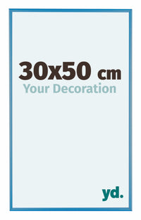 Austin Aluminium Bilderrahmen 30x50cm Stahl Blau Vorne Messe | Yourdecoration.de