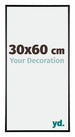 Austin Aluminium Bilderrahmen 30x60cm Schwarz Hochglanz Vorne Messe | Yourdecoration.de