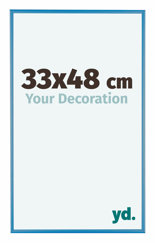 Austin Aluminium Bilderrahmen 33x48cm Stahl Blau Vorne Messe | Yourdecoration.de