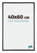 Austin Aluminium Bilderrahmen 40x60cm Schwarz Hochglanz Vorne Messe | Yourdecoration.de