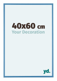 Austin Aluminium Bilderrahmen 40x60cm Stahl Blau Vorne Messe | Yourdecoration.de