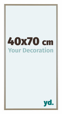 Austin Aluminium Bilderrahmen 40x70cm Champagner Vorne Messe | Yourdecoration.de