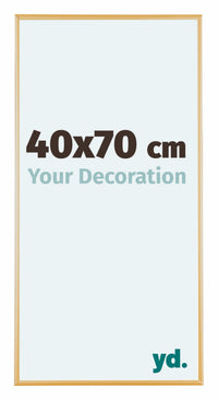 Austin Aluminium Bilderrahmen 40x70cm Gold Vintage Vorne Messe | Yourdecoration.de