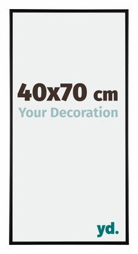 Austin Aluminium Bilderrahmen 40x70cm Schwarz Matt Vorne Messe | Yourdecoration.de