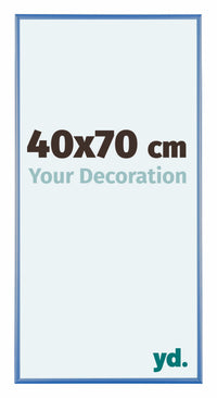 Austin Aluminium Bilderrahmen 40x70cm Stahl Blau Vorne Messe | Yourdecoration.de