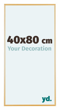 Austin Aluminium Bilderrahmen 40x80cm Gold Vintage Vorne Messe | Yourdecoration.de