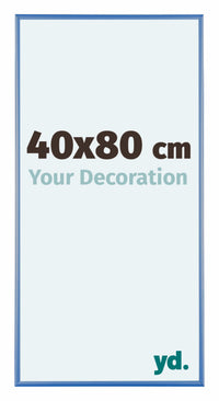 Austin Aluminium Bilderrahmen 40x80cm Stahl Blau Vorne Messe | Yourdecoration.de