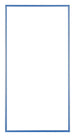 Austin Aluminium Bilderrahmen 40x80cm Stahl Blau Vorne | Yourdecoration.de