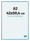 Austin Aluminium Bilderrahmen 42x59 4cm A2 Stahl Blau Vorne Messe | Yourdecoration.de