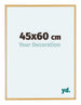 Austin Aluminium Bilderrahmen 45x60cm Gold Vintage Vorne Messe | Yourdecoration.de