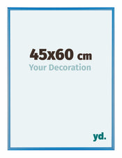 Austin Aluminium Bilderrahmen 45x60cm Stahl Blau Vorne Messe | Yourdecoration.de