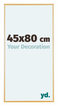 Austin Aluminium Bilderrahmen 45x80cm Gold Vintage Vorne Messe | Yourdecoration.de