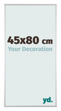 Austin Aluminium Bilderrahmen 45x80cm Silber Matt Vorne Messe | Yourdecoration.de