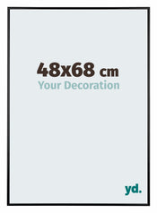 Austin Aluminium Bilderrahmen 48x68cm Schwarz Hochglanz Vorne Messe | Yourdecoration.de