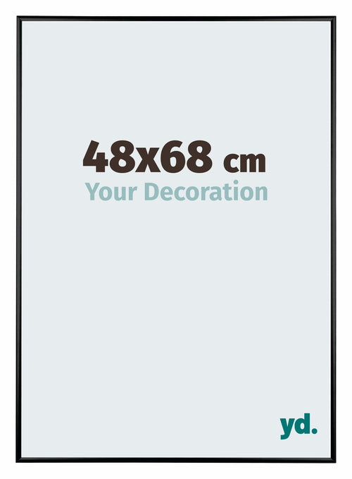 Austin Aluminium Bilderrahmen 48x68cm Schwarz Hochglanz Vorne Messe | Yourdecoration.de