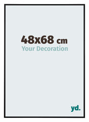 Austin Aluminium Bilderrahmen 48x68cm Schwarz Matt Vorne Messe | Yourdecoration.de