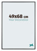Austin Aluminium Bilderrahmen 49x68cm Schwarz Hochglanz Vorne Messe | Yourdecoration.de