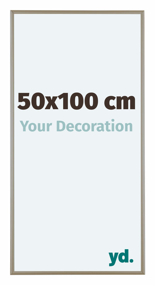 Austin Aluminium Bilderrahmen 50x100cm Champagner Vorne Messe | Yourdecoration.de