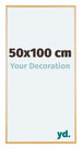 Austin Aluminium Bilderrahmen 50x100cm Gold Vintage Vorne Messe | Yourdecoration.de