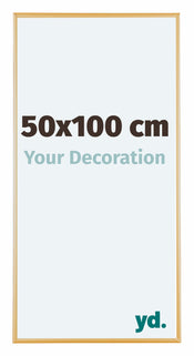 Austin Aluminium Bilderrahmen 50x100cm Gold Vintage Vorne Messe | Yourdecoration.de