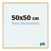 Austin Aluminium Bilderrahmen 50x50cm Gold Vintage Vorne Messe | Yourdecoration.de