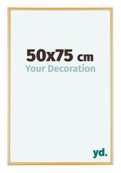Austin Aluminium Bilderrahmen 50x75cm Gold Vintage Vorne Messe | Yourdecoration.de