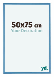 Austin Aluminium Bilderrahmen 50x75cm Stahl Blau Vorne Messe | Yourdecoration.de