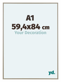 Austin Aluminium Bilderrahmen 59 4x84cm A1 Champagner Vorne Messe | Yourdecoration.de