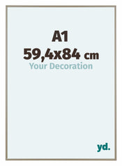 Austin Aluminium Bilderrahmen 59 4x84cm A1 Champagner Vorne Messe | Yourdecoration.de
